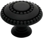 1-3/8" Double Beaded Knob Flat Black. Fixed Price $7.38.