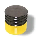 1" Two Tone Knob Black Chrome And Solid Brass. Fixed Price $8.06.