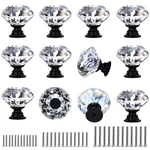 Deelf 12 Packs Kitchen Cabinet Knobs, 40 Mm Crystal Diamond Dr.... Fixed Price $25.72.