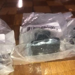 Gliderite 1-1/4" Square Cabinet Hardware Knob Matte Black 81091-MB-1 -lot Of. Fixed Price $19.80.