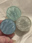 Sietto Texture Knobs 1-1/4 Inch Diameter Mushroom Cabinet Set Of 3 Reg $80. Fixed Price $15.00.