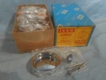 Vtg Box Of Ives 428B26 Flush Knob Pulls 2-1/8" Hand Polished Chrome Plated Brass. Fixed Price $11.95.