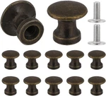 Kalione 12 Pcs 1/2 Inch Mini Drawer Pulls Knobs Handles, Vintage. Fixed Price $10.89.