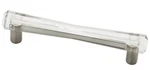 (5 Pack) 3-3/4 Inch Melrose Pull Crystal Acrylic Satin Nickel. Fixed Price $24.15.