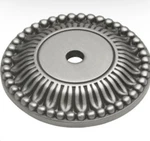 Antique Pewter 1 5/8 Solid Brass Cabinet Knob Backplate F504 Belwith Richelieu. Fixed Price $5.00.