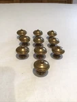 Lot Of 10 Vintage Kbc N14921 Round Brass Drawer Pull Knob Keeler. Fixed Price $29.95.