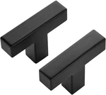 Ravinte 10 Pack Black Square Bar Cabinet Knobs 2 Inch Pulls Ma.... Fixed Price $27.69.
