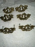 Vintage Cast Drawer Pulls Batwing Reclaimed Hardware Canada Lot Of 6 Brass. Fixed Price $39.75.