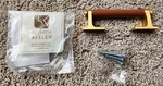 Belwith Keeler B077979LRBGB Reserve Leather Pull In Brushed Golden Brass. Fixed Price $14.00.