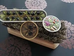 House Antique Lake Geneva Wi 2004 Notting Hill Hand Tinted Brass Tuscan Knobs.. Fixed Price $100.00.