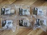 Lot Of 12 Belwith P181-UW Unfinished Wood 1/2" Round Cabinet Knobs Pulls. Fixed Price $6.00.