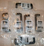 Lot Of 6 Liberty Hardware P38754C-CP Notched 3-3/4" Center Black. Fixed Price $21.99.