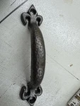 Renovators Supply Wrought Iron Cabinet Handle 4.8 Ornate Pull W/ Screws. Fixed Price $14.00.