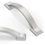 Asimerdeco 10 Pack Brushed Satin Nickel 3" Hole Center,. Fixed Price $34.99.