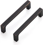 Ravinte 10 Pack Solid 3-3/4 Inch Square Cabinet Handles Oil-rubbed Bronze Pull. Fixed Price $38.65.