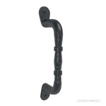 Acorn Canterbury Forged Iron Door Gate Pull, Black, Heavy Duty (2 Available). Fixed Price $49.99.
