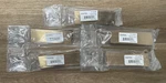 (lot 5X) Emtek 87110US4 Edge 4IN Center Finger Cabinet Pull - Satin Brass *read*. Fixed Price $38.69.