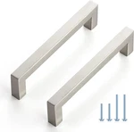 Ravinte 30 Pack Handles Square Cabinets Cupboard Brushed Nickel. Fixed Price $87.79.