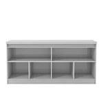 Manhattan Comfort Viennese 6-SHELF Wood Buffet Table In White Gloss. Fixed Price $387.99.