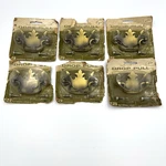 National Lock Drawer Pull Antique Brass Bat Wing Drop Bail New Old Stock X6. Fixed Price $24.30.