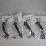 Nos Set Of 4HAMMERED Amerock Black Handles Cabinet Door Kitchen 3.25" Centers. Fixed Price $14.43.