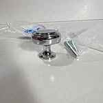 Amerock BP3676526 Winsome 1-1/4 Inch Mushroom Cabinet Knob Polished Chrome. Fixed Price $10.36.