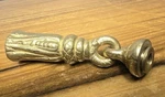 Antique Brass Tassel Pull Finial Chandelier Pendant Lamp Part Drawer Knob Topper. Fixed Price $19.95.