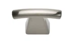 Atlas Homewares 305 Fulcrum 1-1/2" Bar Cabinet Knob Handle Brushed Nickel New. Fixed Price $6.00.