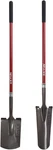 Kylin Heavy Duty Long Fiberglass Handle Shovel 2-PIECE Set, For Digging, Gardeni. Fixed Price $82.55.