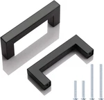 Knobwell Pack Kitchen Cabinet Hole CENTER:3 INCH(76MM), Matte Black. Fixed Price $23.41.