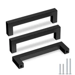 Goldenwarm 15 Pack Drawer Pulls Black Kitchen Cabinet Handles Stainless Steel.... Fixed Price $55.28.