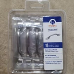 Hickory Hardware Project Pack 10 Satin Nickel Finish Cabinet Pulls VP14444-SN. Fixed Price $29.95.