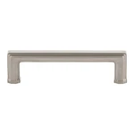 Grandeur CARR-BRASS-PULL-4 Carre 4" Center To Solid Nickel. Fixed Price $33.00.