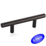 *5 Pack* Cosmas Cabinet Hardware Oil Rubbed Bronze Euro Bar Pull #3058-2.5ORB. Fixed Price $12.32.