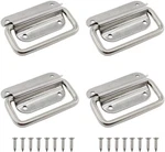 Ulifestar 4 Pack Stainless Steel Wardrobe Handle, Foldable Boat Hatch Latch. Fixed Price $21.78.