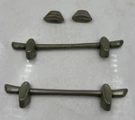 Vtg Mcm Chrome Plated Retro Atomic Cabinet Handles Drawer Pull 1/4 -4.75" C2C. Fixed Price $39.16.