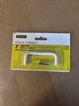 Stanley Classic Colours 3 (76MM) White Cabinet Pull Drawer Handle. Fixed Price $13.49.