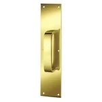 Rockwood 122 X 70B.3 Door Pull Plate, Brass, 15"L 3-1/2"W, 0.05" Proj.. Fixed Price $85.45.