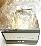 Omnia 7642/70.3 Box Of 10 2-3/4" (70MM) Center-to-center Cabinet Pull US3 Brass. Fixed Price $98.88.
