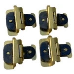 Vintage Style Amerock Double Demountable Cabinet Hinge 3/8" Inset Polished Brass. Fixed Price $20.00.