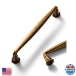 Jiasenbao 10 Pack Antique Brass Cabinet Pulls 5" Hole Center Vintage Drawer. Fixed Price $80.41.