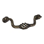 Amerock BP19323R2 Birdcage Cabinet Pull 3/4" Center To Weathered Brass. Fixed Price $5.99.