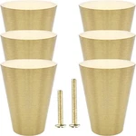 6PCS Brass Cabinet Knobs Solid Pure Copper Cone Pull Handles For Kitchen.... Fixed Price $26.37.