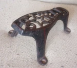 Antique Cast Iron Star Shoe Shine Boot Stand Rustic Great Patina. Fixed Price $15.00.