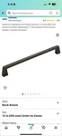 Brand New Amerock Blackrock BP55280BBR 12 In. Cabinet Pull Bronze Finish. Fixed Price $75.00.