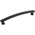 Elements 449-160MB Mm Center-to-center Matte Black Square Hadly Cabinet Pull. Fixed Price $12.49.