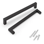 Knobwell Pack Matte Black Kitchen Cabinet Door Handles 7-9/16 Inch Bar .... Fixed Price $23.80.