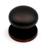 10 Pack Ultra Designer's Edge Oil-rubbed Bronze 1/8" Knob With Backplate 59481. Fixed Price $19.78.