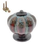 10 Pack Vintage Ceramic Pumpkin Cabinet Knobs, Kitchen Drawers Dresse.... Fixed Price $31.67.