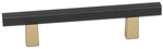 Alno A2905-4-CHP/MB Quadrato 4" Pull Groove Bar Champagne/matte Black. Fixed Price $23.16.
